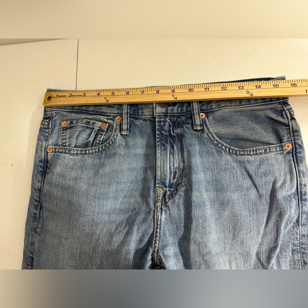 American Eagle Jeans Mens 29x30 Athletic Fit Denim Blue Jeans Cotton Linen blend - Picture 9 of 11